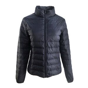 Tory Burch Packable Tory Navy Down Jacket